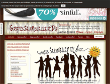 Tablet Screenshot of gratissexnoveller.dk